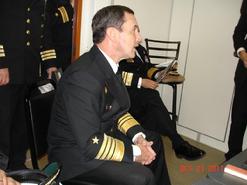 Visit of Admiral Admiral Edmundo González Robles, Commander-in-Chief of the Chilean Navy, and Vice Admiral Enrique Larrañaga, Director General of Maritime Territory and Merchant Marine to the Westport GRC43m Composite Patrol Vessel Series in Newport, Rhode Island, USA.